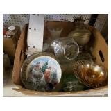 Large Lot Of Glassware - Vases, Plates, Dishes