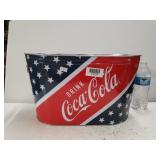Stars And Stripes Coca-Cola Metal Drink Bucket