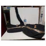 (4) Black Elephant Hobo Tote Bags