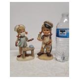 (2) Hummel-like Figures- Working Girls
