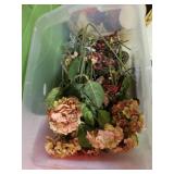 Tote Of Artificial Flowers