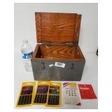 Vintage Sewing Box With Contents