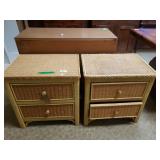 Pair Of Coastal Boho Henry Link Nightstands