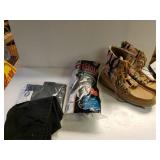 Womens Boots Size 10, Shinguard, And Aprons