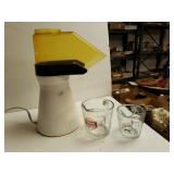 Popcorn Popper And Measuring Cups