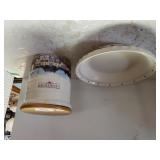 Longaberger Pie Plate & Canister
