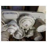 Creative Fine China. Cups, Plates, Pitcher (53