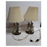 Victorian Couple Lamps