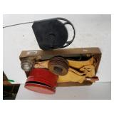 Glass Insulator, Leather Tool Belt & Other Items