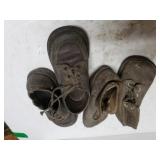 Vintage Leather Baby Shoes