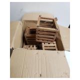 Wooden Beam Flower Pots