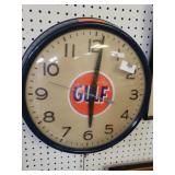 Vintage Gulf Oil Wall Clock