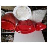 Assorted Plastic Buckets,  Tray & Other