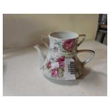 Vintage Lefton Teapot And Cup