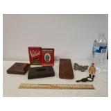 Misc Items - Tobacco Tins, Tonka Figure & More