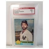 1976 Thurman Munson Graded Card