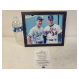 Autographed Print Of George Brett & Nolan Ryan