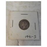 1941-S Mercury Silver Dime Coin