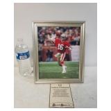 Autographed Print Of Joe Montana W/COA - 8"×10"