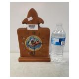 Wooden Port Of Oxford Maryland Police Clock