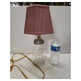 Tabletop Mason Jar Lamp - Works