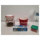 Cherry Wax Warmer, Small Popcorn Bowl & More