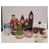 Christmas Decor - Music Box, Recipe Box,