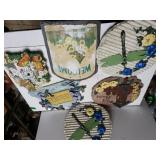Assorted Stone Welcome Signs, Decorative Stones,