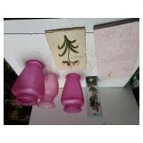 Pink Flower Vases, Rose Display & More
