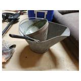 Ash Bucket, Shovel And Funnel
