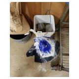 Bucket If Nails, And Shop Rags