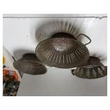 Vintage Metal Strainers
