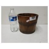 Small Antique Wood Bucket