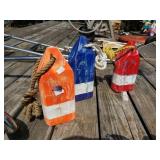 Nautical Weathered Wood Buoys
