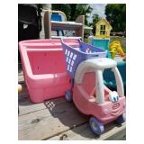 Little Tikes Shopping Cart And Toy Chest