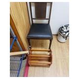 Vintage Chair And Magazine Rack