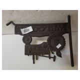 Cast Iron Tractor Welcome Sign