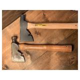 Two Hatchets One Vintage One New