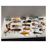 Large Vintage Collection of Lures Some Rare,