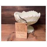 Fenton Custard Glass Candy Dish