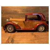 Vintage Wooden Handmade Car
