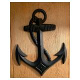 Large Decorative Metal Wall Hanging Anchor