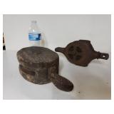 Antique Pulley And Hoist