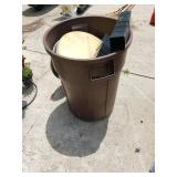 Trash Can With Contents
