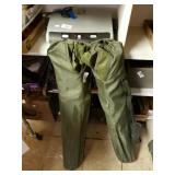 2 Fatigue Green Folding Chairs