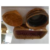 Longaberger Circular Baskets & Casserole Basket