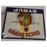 Uncle Remus Syrup Sign