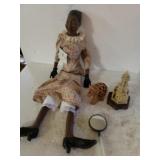 Daddy Long Legs Doll Oriental Inspired Hand