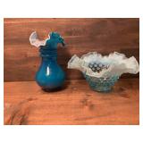 Two Vintage Fenton Pieces
