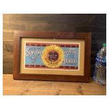 Sunflower Molasses New Orleans Framed Advertising